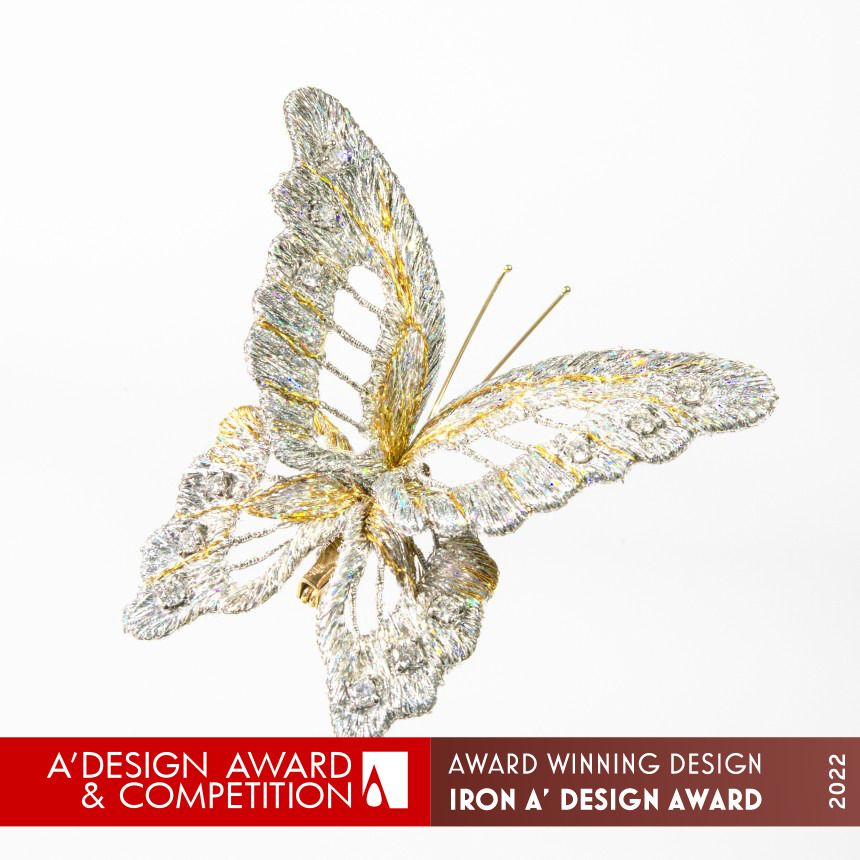cdffdaeef3f8baa73870950624b53c55 - The Butterfly Brooch has been recognized with the IRON A’ Design Award in Jewelry, Eyewear, and Watch Design category